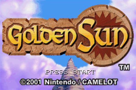 golden sun walkthrough gba|golden sun title screen.